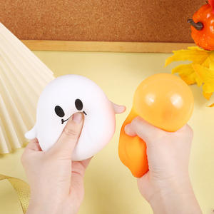 Juguetes Antiestrés Blandos y Creativos de Halloween de Jincan, Juguetes para Amasar con Música, Fantasma Aterrador, Decoración de Ambiente de Halloween, Juguete de Broma - Product Image 1