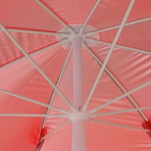 Sombrilla de Playa Plegable Portátil Multicolor con Varillas de Fibra de Vidrio, Abrazadera Ajustable, Resistente a los Rayos UV, para Vacaciones en la Playa - Product Image 2