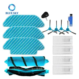 Main Brush Side Brush HEPA Filter Mop Cloth Sweeping Robot Accessories Kit For Cecotec Conga 4090 5090 Robot Vacuum Cleaner