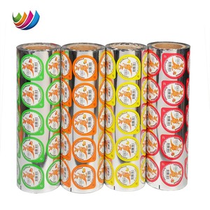 Película de sellado de taza de yogur en relieve por inducción con sellado térmico pelable personalizado, película de tapa de contenedor de papel de aluminio para Cápsula de café - Product Image 1