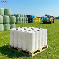 Film plastique étirable pour ensilage agricole de 750 mm, film d'emballage pour ensilage, film pour silos, rouleau de film plastique pour herbe