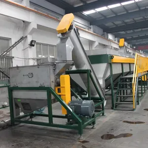 Tự động PP PE máy giặt cho chất thải nhựa với Shredder