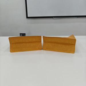 Bolsa de Embalaje para Granos de Café, Laminada con Papel de Aluminio, Fondo Plano, Sellado en Ocho Lados, con Válvula, Impresión de Logotipo en Negro Mate, 250g 500g 1kg, <span class=keywords><strong>Precio</strong></span> Bajo - Product Image 4