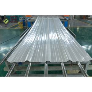 Azulejo <span class=keywords><strong>de</strong></span> techo <span class=keywords><strong>de</strong></span> PVC <span class=keywords><strong>de</strong></span> estilo moderno, lámina <span class=keywords><strong>de</strong></span> plástico <span class=keywords><strong>trapezoidal</strong></span> UPVC corrugado resistente al calor para revestimiento <span class=keywords><strong>de</strong></span> techo <span class=keywords><strong>de</strong></span> Hotel - Product Image 4