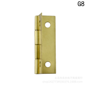 Bisagra para muebles, 34x22mm, 4 orificios, montaje en superficie de hierro, estilo tradicional, para armario de almacenamiento, antirust - Product Image 4