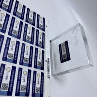 Etiqueta de producto electrónico personalizada, vinilo resistente al agua, pegatina de número de serie, etiqueta de código de barras secuencial