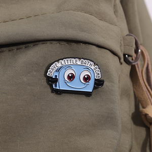 Pin esmaltado para hacer pan azul, broche de Metal para tostadora de dibujos animados, insignia de solapa, joyería, mochila, accesorios, venta al por mayor - Product Image 3