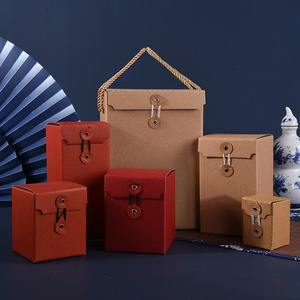 Wholesale Kraft Paper <strong>Box</strong> Honey Glass Bottle Coffee Sugar Tea <strong>Mug</strong> Packaging <strong>Box</strong> with Clasp Closure - Product Image 2