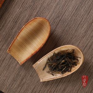 Bamboo Woven <b>Tea</b> Scoop Irregular Shape Handmade <b>Tea</b> Accessory For Kung Fu <b>Tea</b> <b>Set</b> - Product Image 4