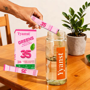 OEM Digestive Superfood Mushroom Blend Greens Powder Cognitive Support Boost Immunity Promote Digestion Greens Powder - Product Image 3