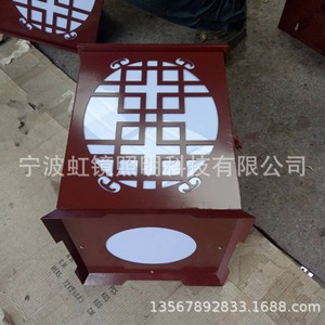 Lámpara de Jardín LED de Doble Cabezal HJT122 de 60W, Estilo Chino, para Parques, Calles y Plazas - Product Image 3