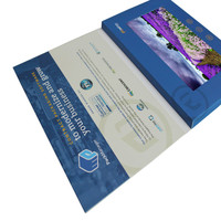 Brochures LCD invitation de mariage numérique 7 pouces tft écran lcd carte de voeux vidéo prend en charge tous les formats vidéo