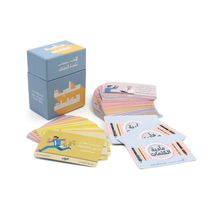 Fábrica personalizada OEM niños alfabeto letra juegos tarjeta aprendizaje impresión tarjetas Flash personalizado beber juego de cartas - Product Image 4