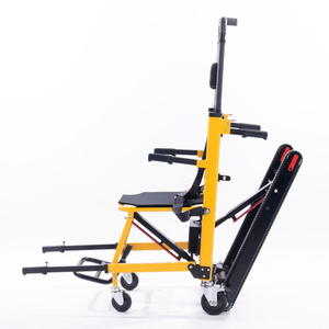 Fauteuil roulant d'escalade d'escalier, civière de capacité 169KG et fauteuil roulant électrique 2-en-1 batterie au lithium en alliage d'aluminium pour personnes âgées et handicapées - Product Image 4