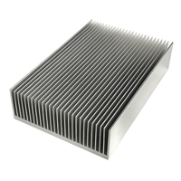 Dissipateur thermique en profilé aluminium haute puissance 80(L)*27(H)*120(P)mm, dissipateur thermique 80W avec ailettes de refroidissement denses