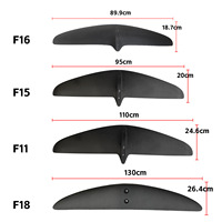 Sports nautiques 3K fibre de carbone aluminium F11 grande lame Kitesurf planche à voile pompe e foil sup surf hydroptère planche de surf