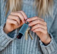 Nouvel Arrivage – Collection de Porte-clés de Défense Personnelle en Strass Solides avec Vaporisateur, Jusqu'à 3 Mètres, Flacon de Parfum, Spray de Défense Personnelle pour Femmes