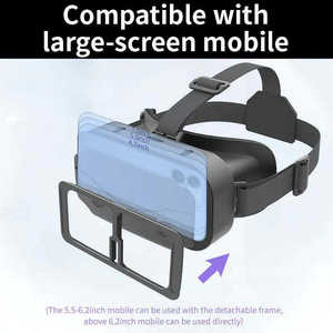 Lunettes de réalité virtuelle Sotec Custom Sleek <span class=keywords><strong>4K</strong></span> AR/<span class=keywords><strong>VR</strong></span> 3D pour films, support de tête, réalité virtuelle pour <span class=keywords><strong>PC</strong></span>, carton avec écran virtuel de plus de 80 pouces - Product Image 4