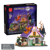 XMORK Sunshine Flower House, Juego de Bloques de Construcción de Plástico ABS de 40 Piezas con Iluminación, Juguete Educativo para Edificios Modernos, Edades 8-13