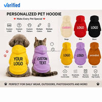 Vêtements pour chien en polaire doux et chaud avec trou pour laisse en D, pull d'hiver pour chiot, pour chiens de petite et moyenne taille