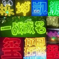 Accessoires d'ambiance LED ultra-minces portatifs pour concerts, remises de diplômes, événements et événements sportifs, avec motifs personnalisables (Échecs, Soie d'araignée), pour la promotion publicitaire