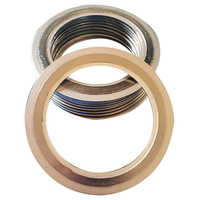 Joint en acier inoxydable 316 à haute température, enroulé en spirale, avec bride métallique, pour applications de tuyauterie, pression 0-1,2 Mpa, résistant au feu