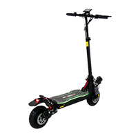 Nouvelle trottinette tout-terrain électrique, double suspension, double moteur, roues de 10 pouces, batterie 48V, trottinette électrique avec application intelligente