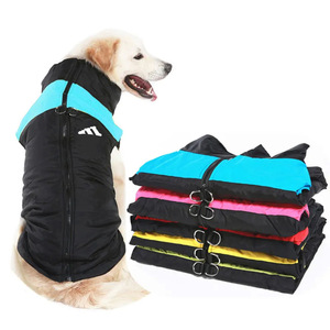 Mosucoirl S-7XL Veste de <span class=keywords><strong>manteau</strong></span> en polyester imperméable <span class=keywords><strong>pour</strong></span> <span class=keywords><strong>chien</strong></span> de compagnie Veste d'hiver chaude en coton épais <span class=keywords><strong>pour</strong></span> les - Product Image 1