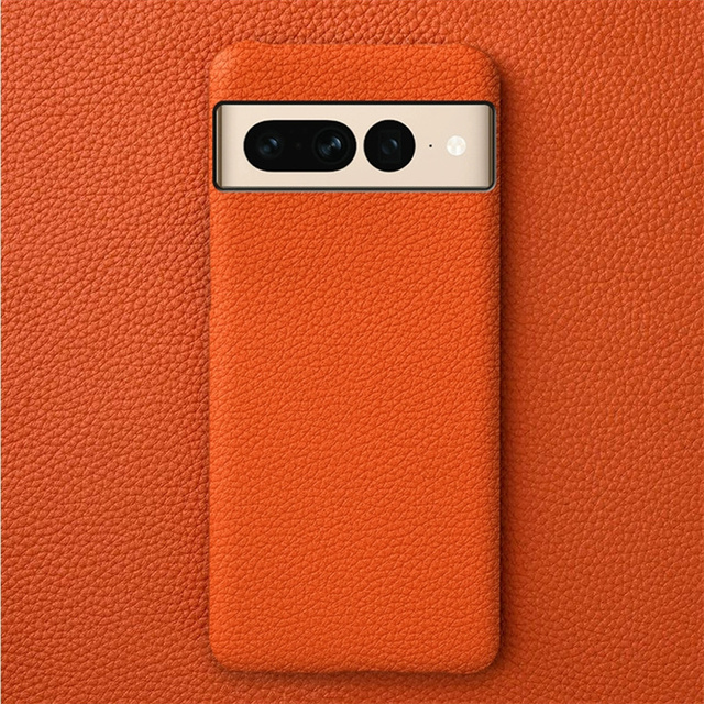 Premium Luxury Real Leather Phone Case for Google Pixel 9 8 7 6 Pro 8A 7A 6A XL 5G Retro Business Style Solid Color Cover