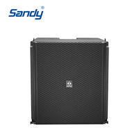Système de sonorisation Sandy LE12SP 1200W avec enceintes Line Array et caisson de basses actif de 18 pouces pour spectacles sur scène