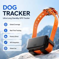 Collier de suivi GPS OEM 4G LTE GLONASS AGPS GSM GPRS 2G LBS étanche avec alerte géofence en temps réel, signal sonore et lumineux, signal stable