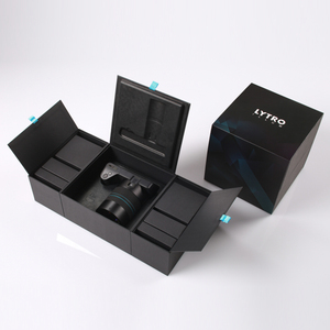 Custom Luxury Black Cylinder Tea Packaging <b>Paper</b> <b>Box</b> Double Side Opened Gift <b>Box</b> - Product Image 3