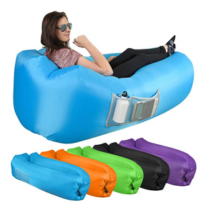 Portable Inflatable Lounger Seat <strong>Air</strong> <strong>Sofa</strong> <strong>Bed</strong> with Pillow - Product Image 1