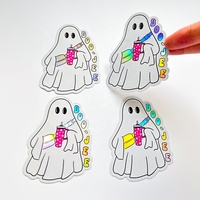 Vente en gros Design personnalisé Adhésif Autocollant pailleté personnalisé Autocollants hologrammes découpés au laser résistants aux intempéries pour la décoration d'ordinateur portable