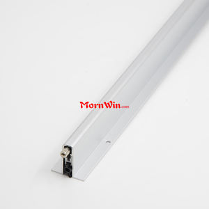 Joint de porte d'entrée en aluminium moderne et durable avec joints automatiques à chute et fixations à vis pour portes intérieures - Product Image 3