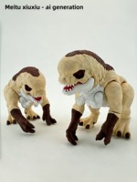 Figura de Dinosaurio Tiranosaurio Mutante Alienígena Articulado Impreso en 3D Personalizado para Exhibición en Jurassic World