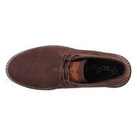 Nouvelles Bottes Désertiques en Daim PU pour Hommes de Haute Qualité OEM, Chaussures en Cuir Anti-Fourrure à Lacets pour l'Hiver