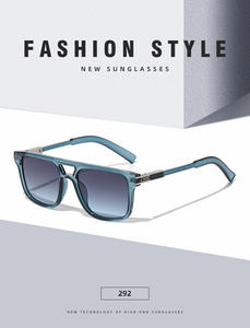 <span class=keywords><strong>Gafas</strong></span> <span class=keywords><strong>de</strong></span> <span class=keywords><strong>Sol</strong></span> Cuadradas Retro <span class=keywords><strong>de</strong></span> Moda para Mujer y <span class=keywords><strong>Hombre</strong></span>, <span class=keywords><strong>Gafas</strong></span> <span class=keywords><strong>de</strong></span> <span class=keywords><strong>Sol</strong></span> Simples con Doble Puente, Estilo Personalizado, Gran Venta - Product Image 2