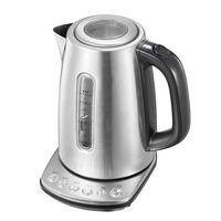 Appareils de cuisine 1.7L acier inoxydable chaudière à eau pot électrique machine à thé intelligente bouilloire électrique
