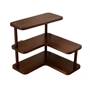Desktop Shelf 3 Tier <b>Corner</b> <b>Storage</b> Organizer For Cups Coffee Mugs Kitchen Counter Space Saving Rack - Product Image 2