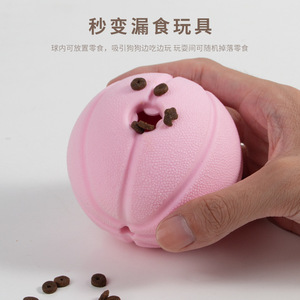 Sound Dog Chew Stick Pet Bite Food Dispensing <b>Toy</b> TPR Dental Cleaning <b>Ball</b> - Product Image 4