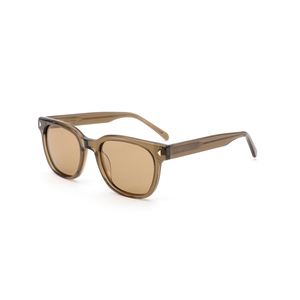 Lunettes de soleil carrées en acétate avec logo personnalisé, polarisées UV400, monture intégrale, unisexes, pour la protection solaire en extérieur - Product Image 4