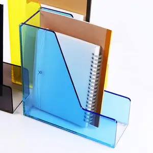 Acrylic Tạp Chí tập tin chủ bàn tổ chức Tạp Chí Rack, rõ ràng, dọc tập tin SORTER chủ sở hữu