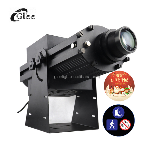 GLEE 300W Outdoor Waterproof Exterior LED Gobo Logo Advertising Projector Light IP65