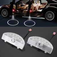Lumières de porte de voiture MITSUBISHI PAJELO, lumières sans fil, logo personnalisé, lumière de bienvenue LED