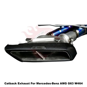 Vortex Global-Shop Preferred Carbon-Trimmed Titanium Piping For Mercedes-Benz AMG G63 W464 Layout - Product Image 6