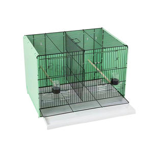 Fabrika toptan yüksek kalite lüks metal kuşlar kafes çok katmanlı taşınabilir kuş üreme kafesi istiflenebilir kuş kafesi - Product Image 1