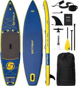 Sup sörf tahtası şişme sup ayakta kullanılan kürek kurulu paddleboard yoga p yoga balıkçılık touring sup şişme kürek domuzu