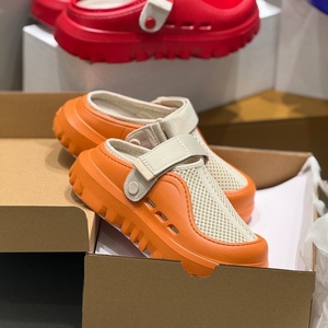 Nouvelles sandales d'été 2026 à semelle épaisse, rehaussées, de créateur, à scratch, respirantes, légères, pour la plage, en PU, pour hommes et femmes - Product Image 5