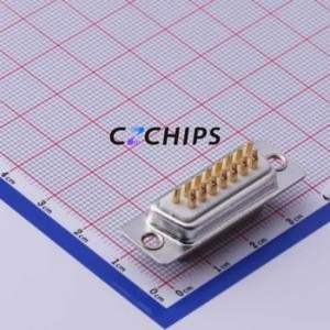 GDM15F-180 D-Sub/VGA Connector Through hole Component (THT) Connector Standard D-Sub Female 15P Solder Wire Type - Product Image 2
